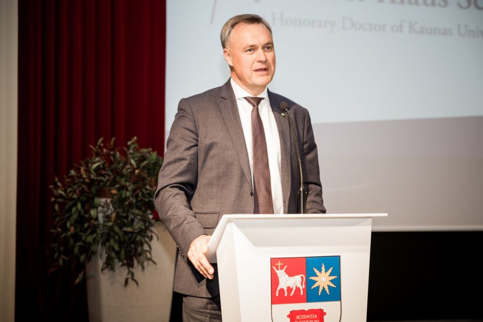 Naujasis KTU garbės daktaras: Lietuva turi didelį potencialą