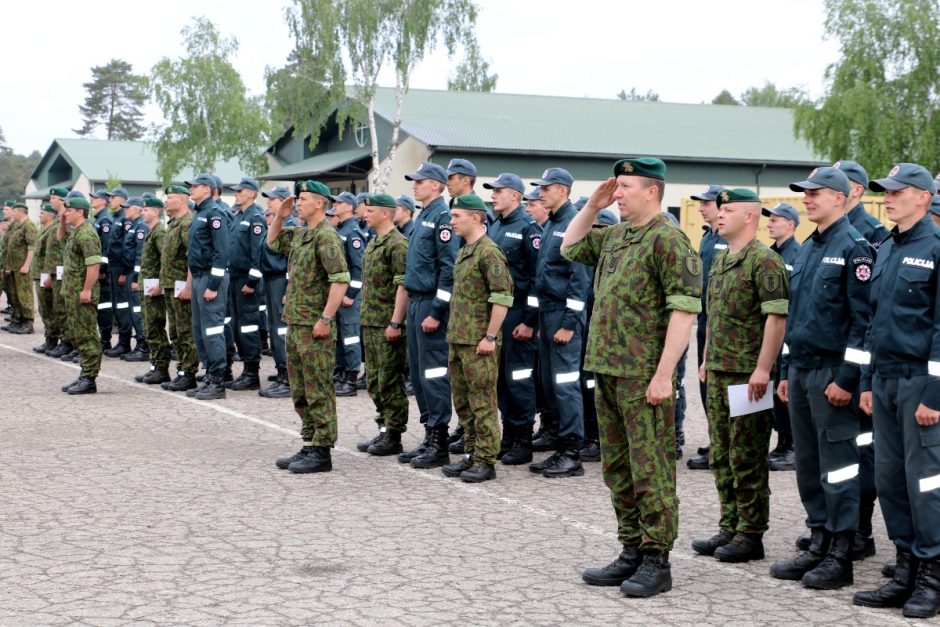 Kursantai įveikė dar vieną sunkų išbandymą