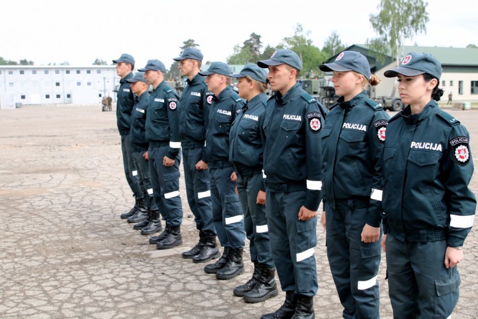 Kursantai įveikė dar vieną sunkų išbandymą