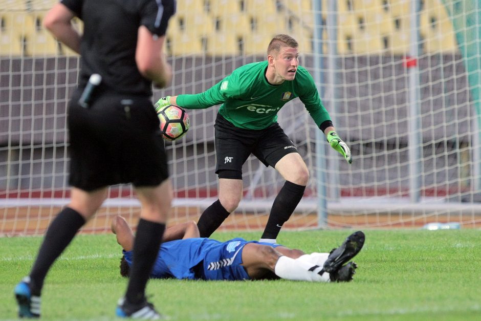 „Stumbro“ ir „Trakų“ futbolininkai sužaidė be įvarčių