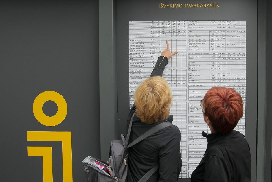 Atidaryta laikina Kauno autobusų stotis