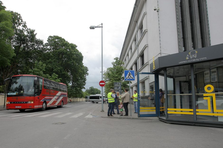 Atidaryta laikina Kauno autobusų stotis