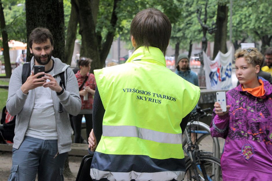 Ar ilgam protestuotojai okupavo Miesto sodą?