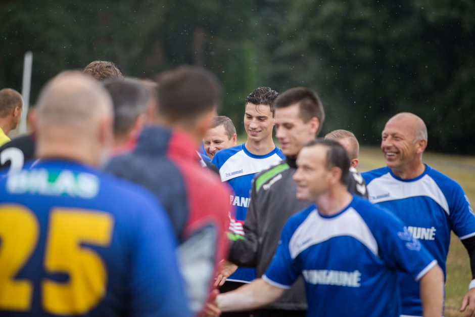 Žaidėjams „kalti golus“ linkėjęs V. Matijošaitis: Kaunas tikrai neabejingas futbolui