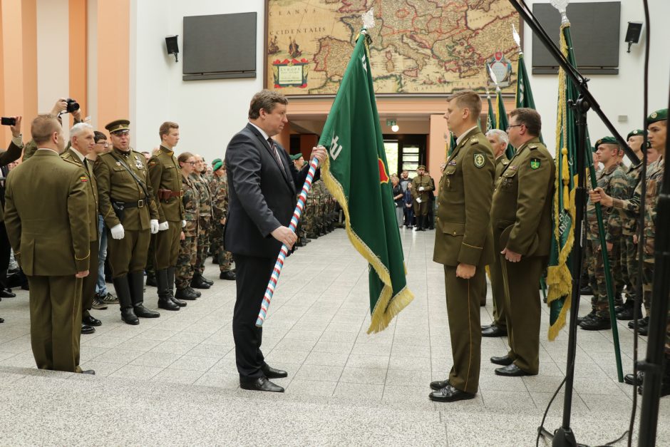 Pagerbtas naujasis Lietuvos šaulių sąjungos vadas