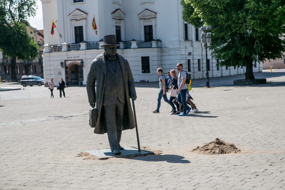 Kur dingo burmistro J. Vileišio paminklas?