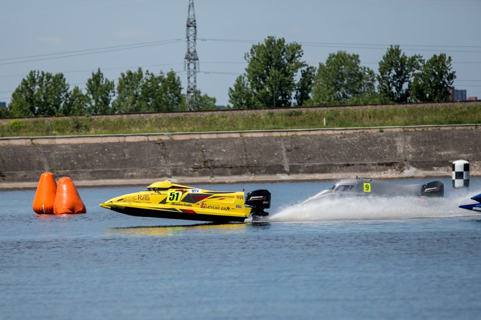 F2 vandens formulių lenktynės: E. Riabko aplenkė tik italas 