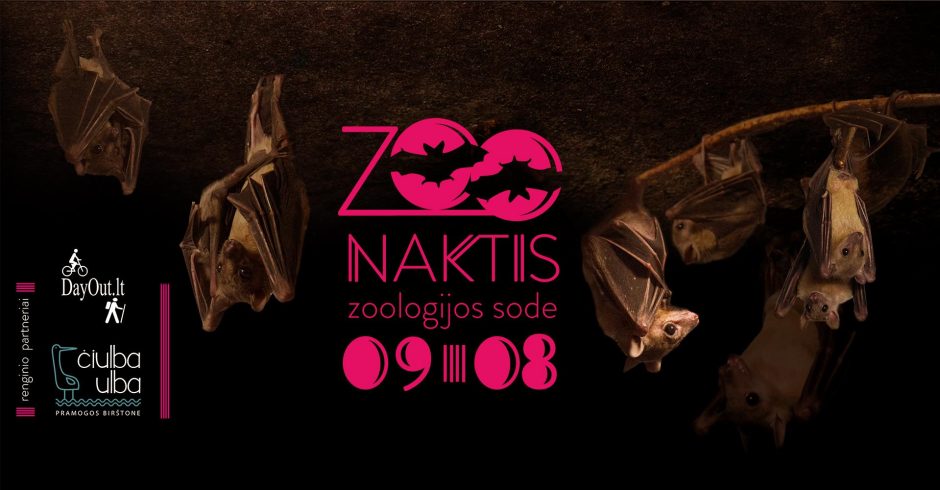 Šį penktadienį – proga pamatyti naktinį zoologijos sodą