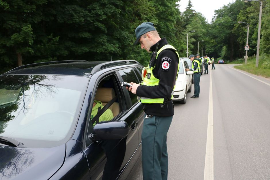 Savaitgalį Kauno apskrityje – neblaivių vairuotojų medžioklė