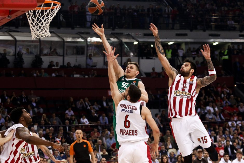 Eurolyga: „Olympiacos“ - „Žalgiris“ 79:68