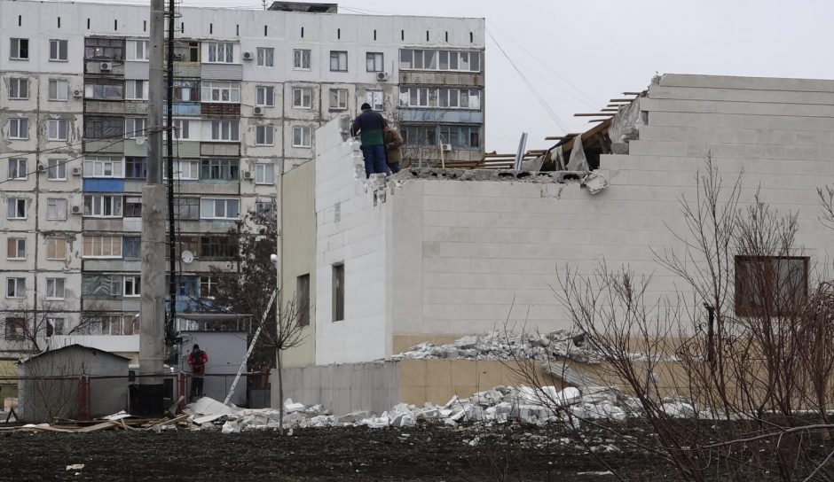 JT: raketų atakos taikinys Mariupolyje buvo civiliai gyventojai