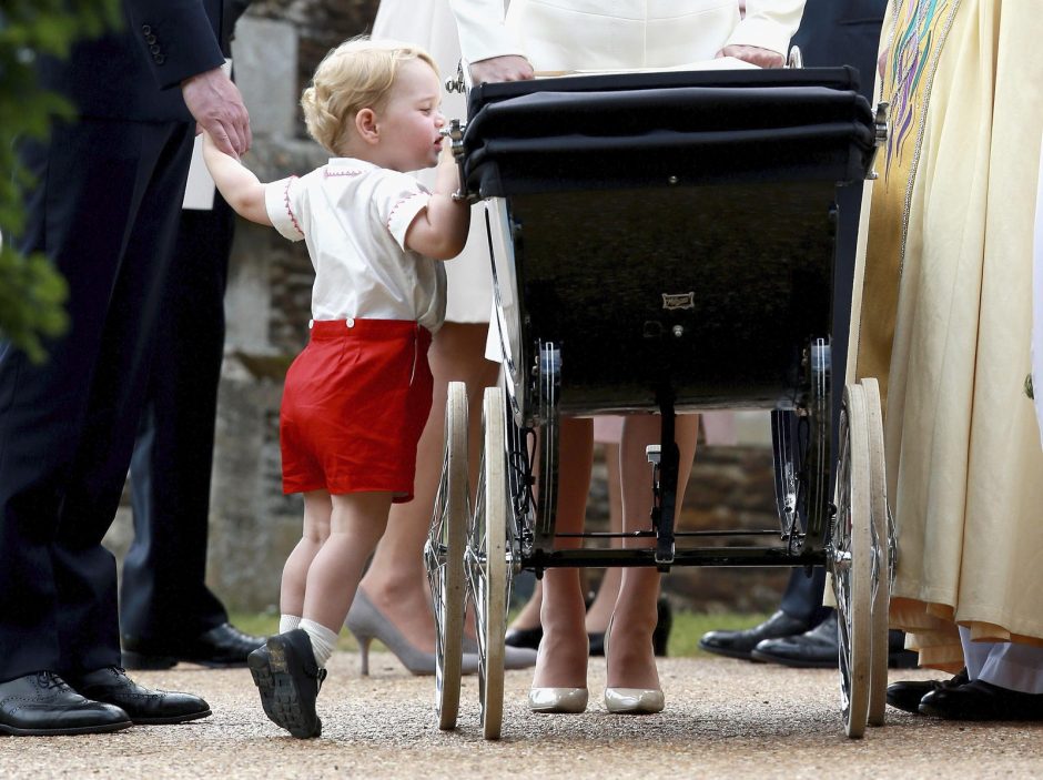 Pakrikštyta Britanijos princesė Charlotte