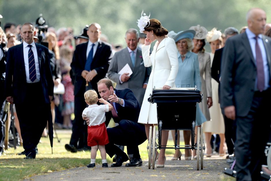 Pakrikštyta Britanijos princesė Charlotte