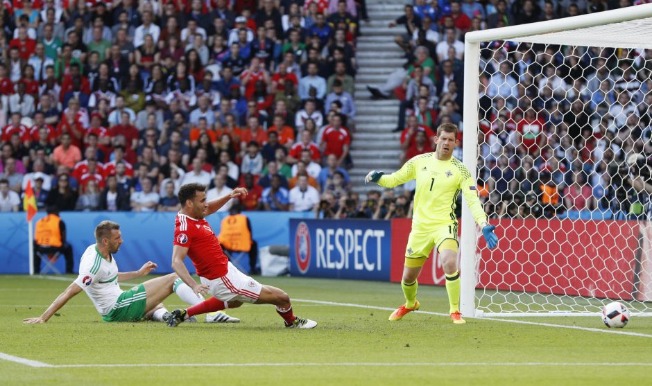 Euro 2016: Velsas – Šiaurės Airija 1:0