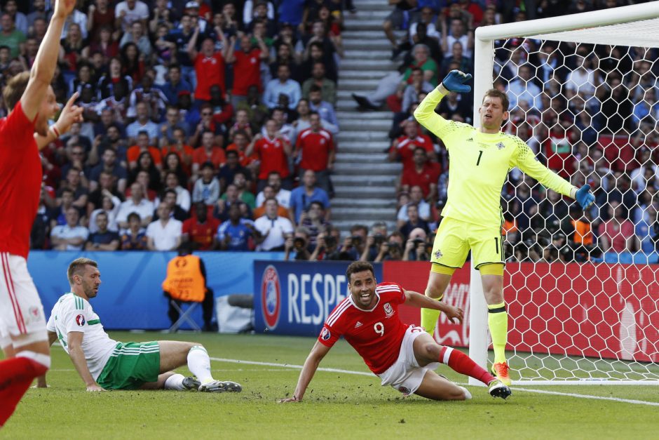 Euro 2016: Velsas – Šiaurės Airija 1:0