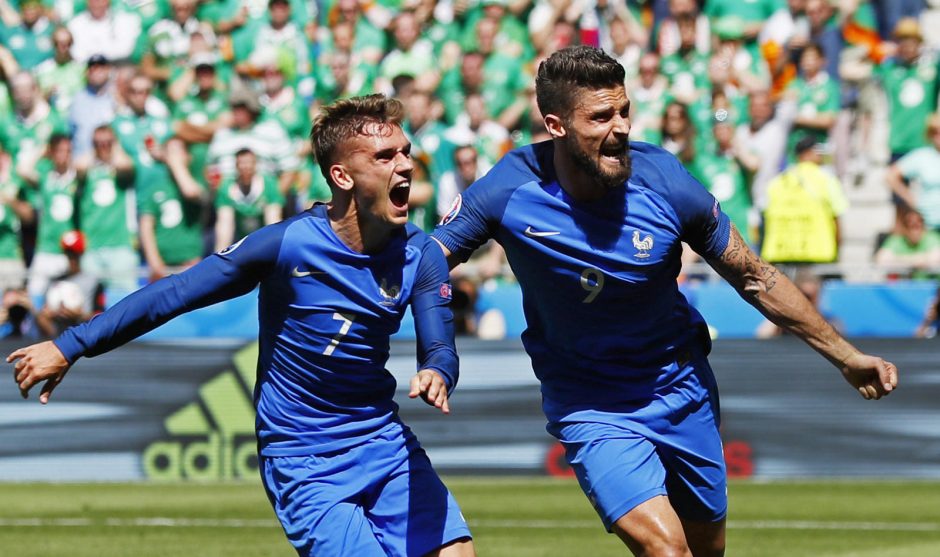 A. Griezmanno šou Prancūziją išvedė į „Euro 2016“ ketvirtfinalį