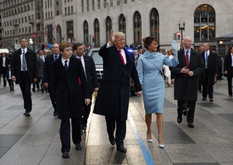 M. Trump per vyro inauguraciją žavėjo J. Kennedy stiliumi