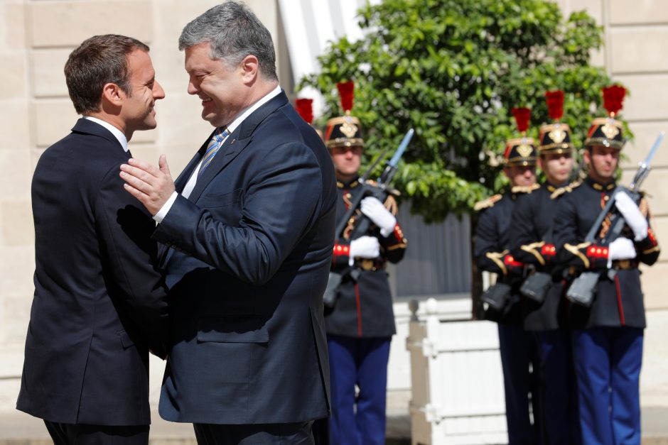 E. Macronas: Prancūzija nepripažins Krymo aneksijos