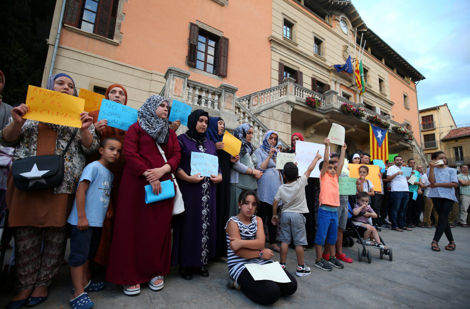 Ispanijos musulmonai surengė protesto akciją prieš terorizmą