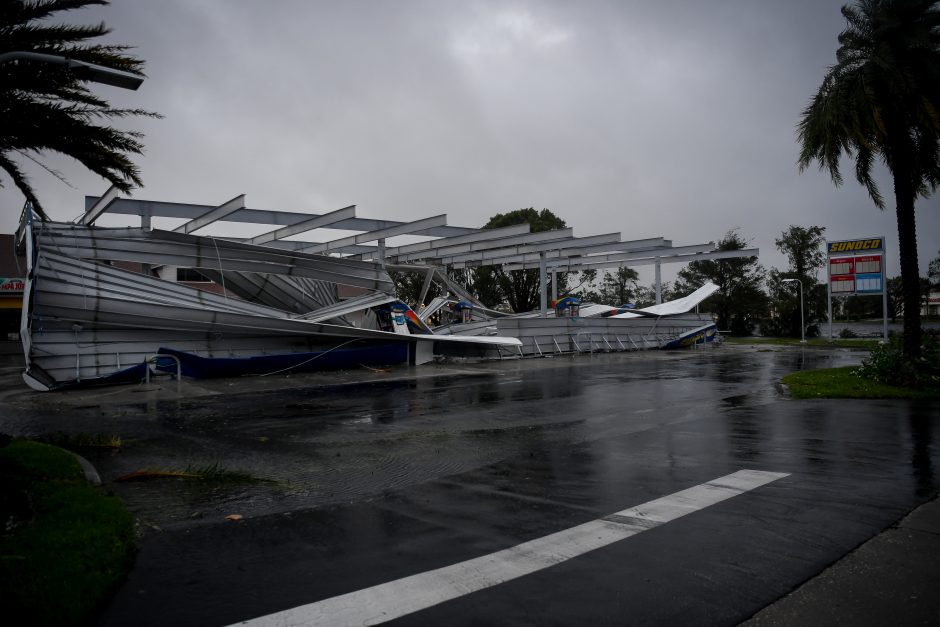 Pražūtingas uraganas „Irma“ Floridoje be elektros paliko milijonus gyventojų