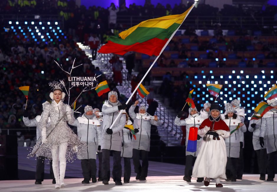 Prezidentė stebėjo Pjongčango olimpinių žaidynių atidarymą