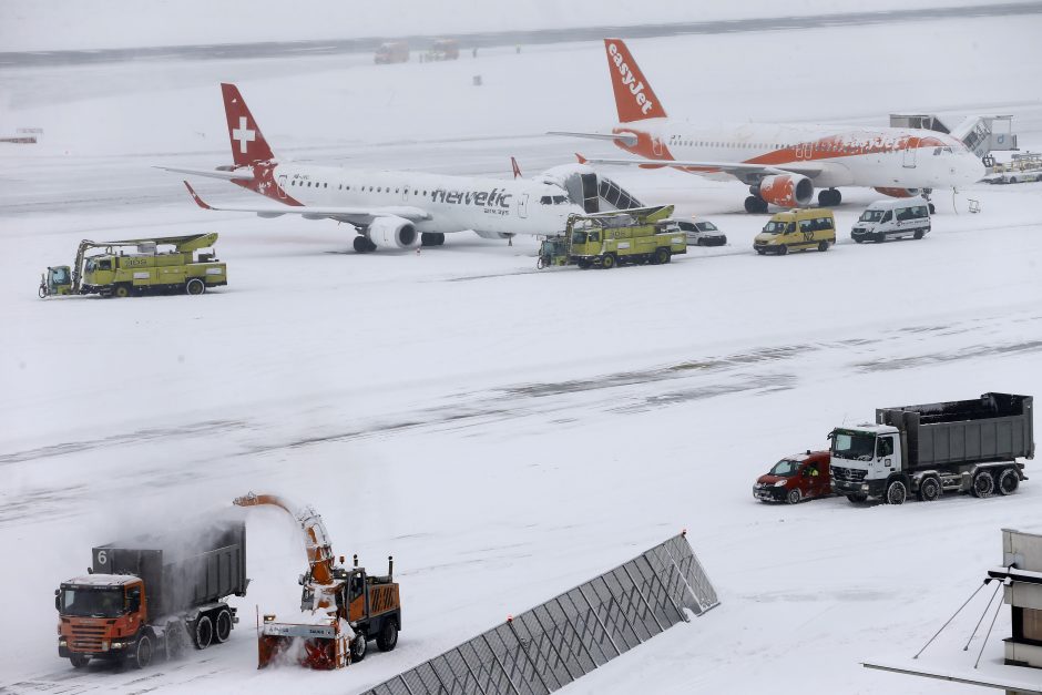 Europa ruošiasi naujai pavojingų pūgų ir šalčių bangai