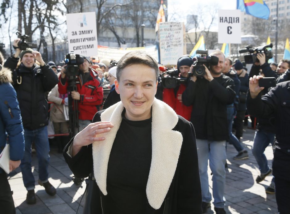 Ukrainoje sulaikyta N. Savčenko