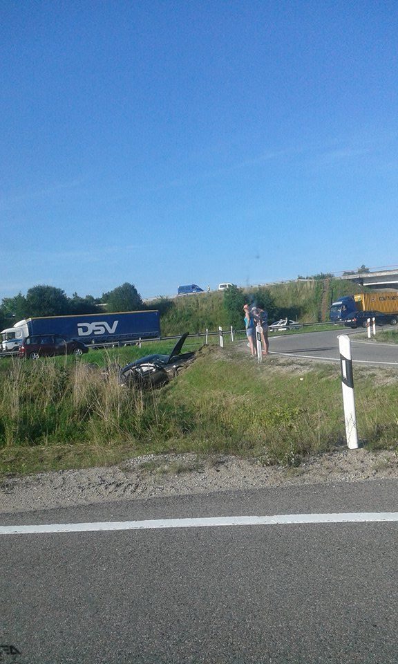 Autostradoje įvykusioje avarijoje – sužeisti keturi žmonės
