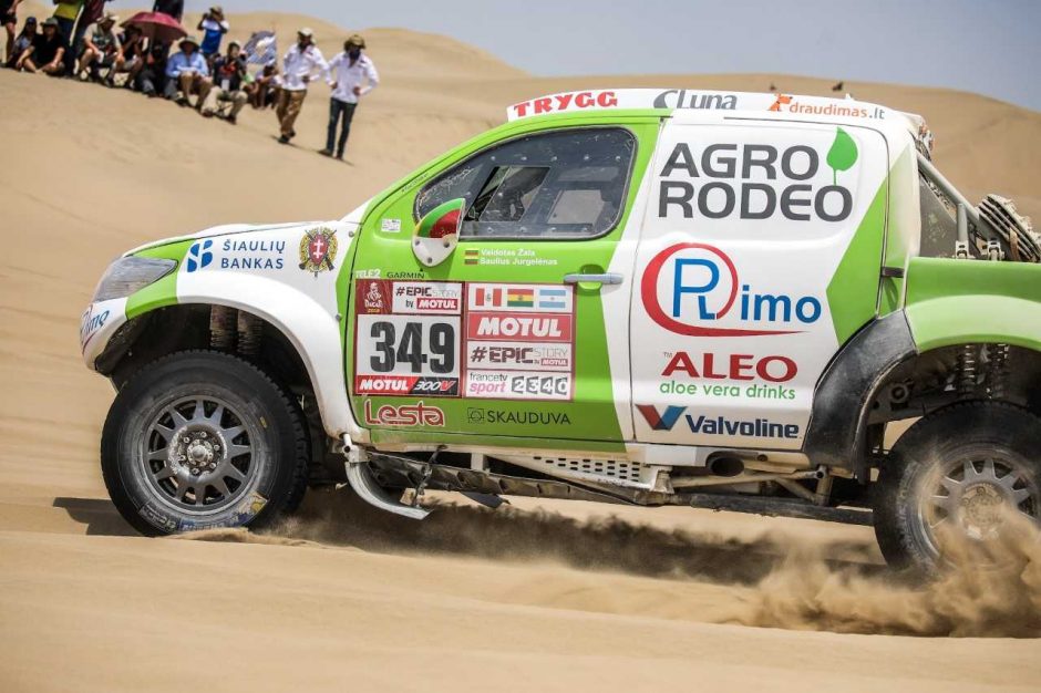 Temperatūra vargina ir automobilį: V. Žala trečiame Dakaro etape – 34-as