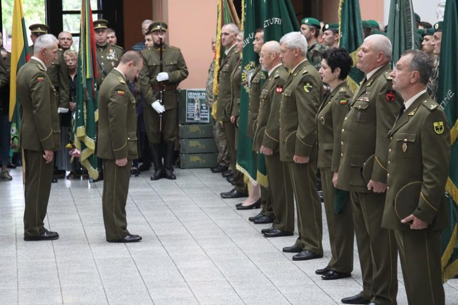 Pagerbtas naujasis Lietuvos šaulių sąjungos vadas