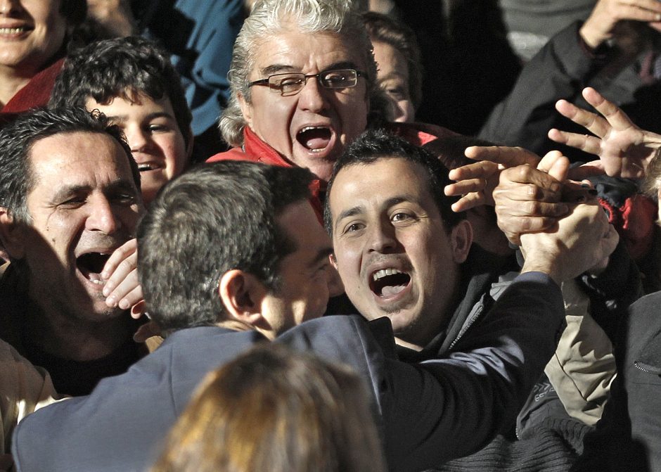 Graikijos parlamento rinkimus laimėjo kraštutinės kairės partija „Syriza“