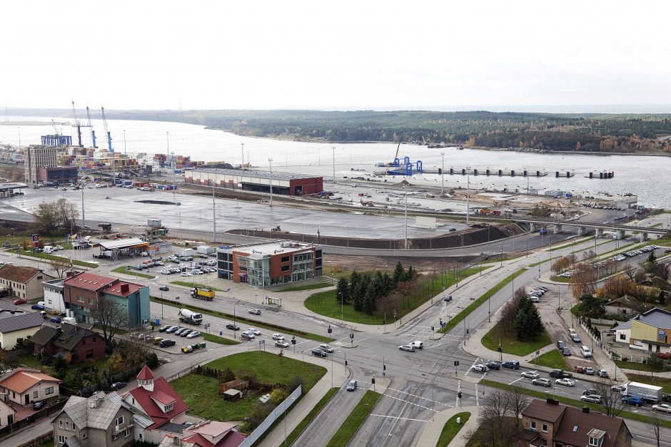 Klaipėdos keleivių ir krovinių terminalo statybose – pabaigtuvių nuotaikos