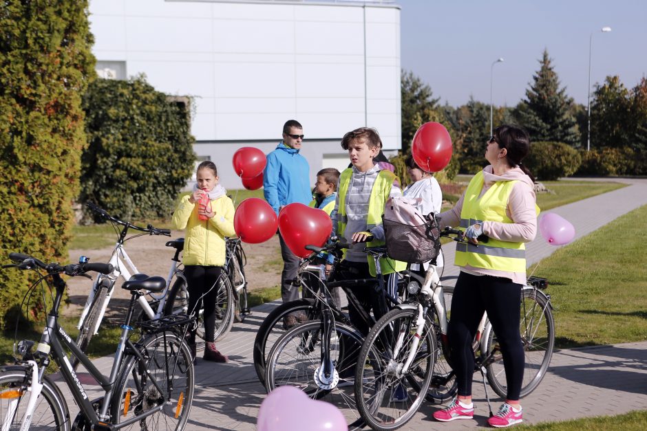 Nuo širdies ligų gydytojai ir jų pacientai spruko dviračiu