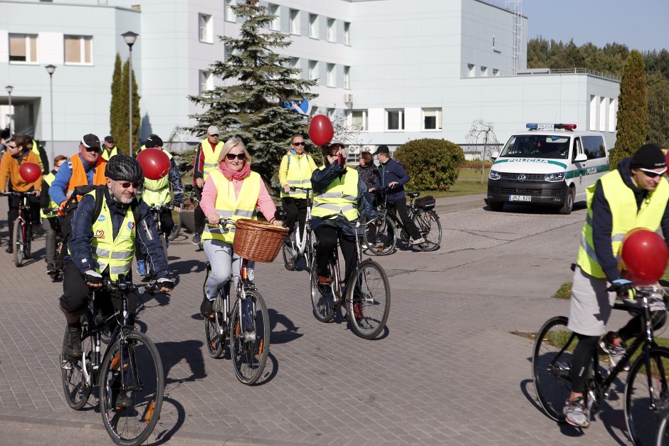 Nuo širdies ligų gydytojai ir jų pacientai spruko dviračiu