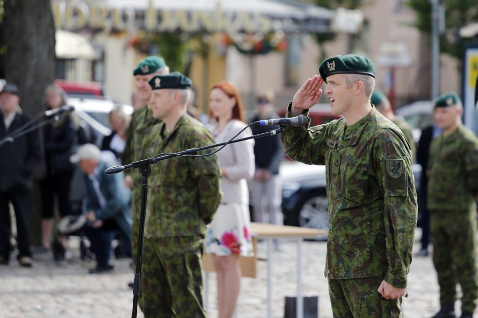 Klaipėdoje – Dragūnų bataliono iškilmės