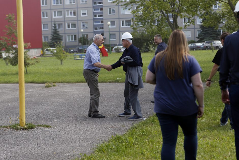 Sąjūdžio parke – darbų įkarštis