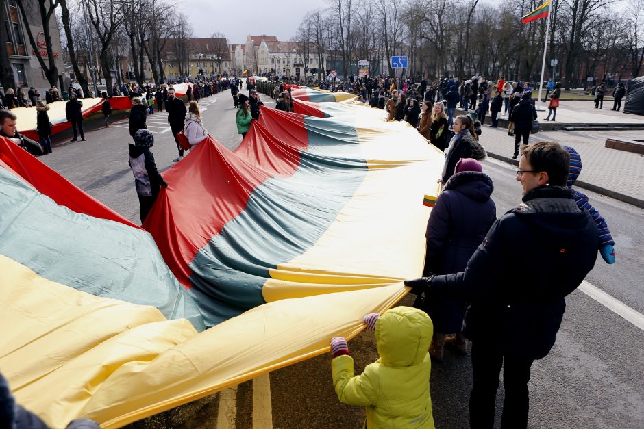 Nepriklausomybės šventėje Klaipėdoje – dangaus akibrokštas