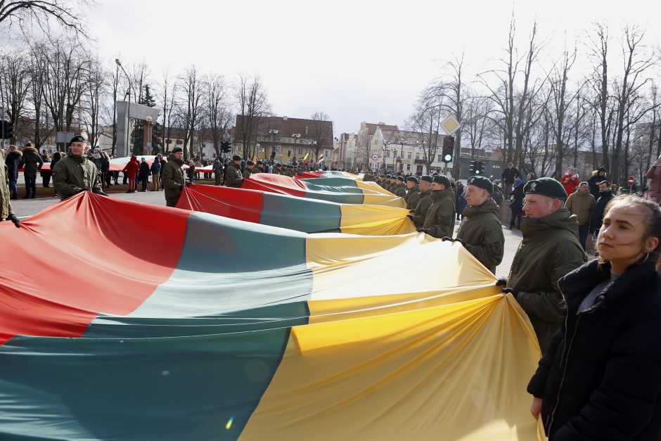 Nepriklausomybės šventėje Klaipėdoje – dangaus akibrokštas