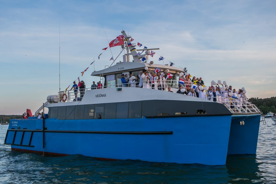 Laivų paradas vainikavo šventinių renginių kupiną Klaipėdos dieną