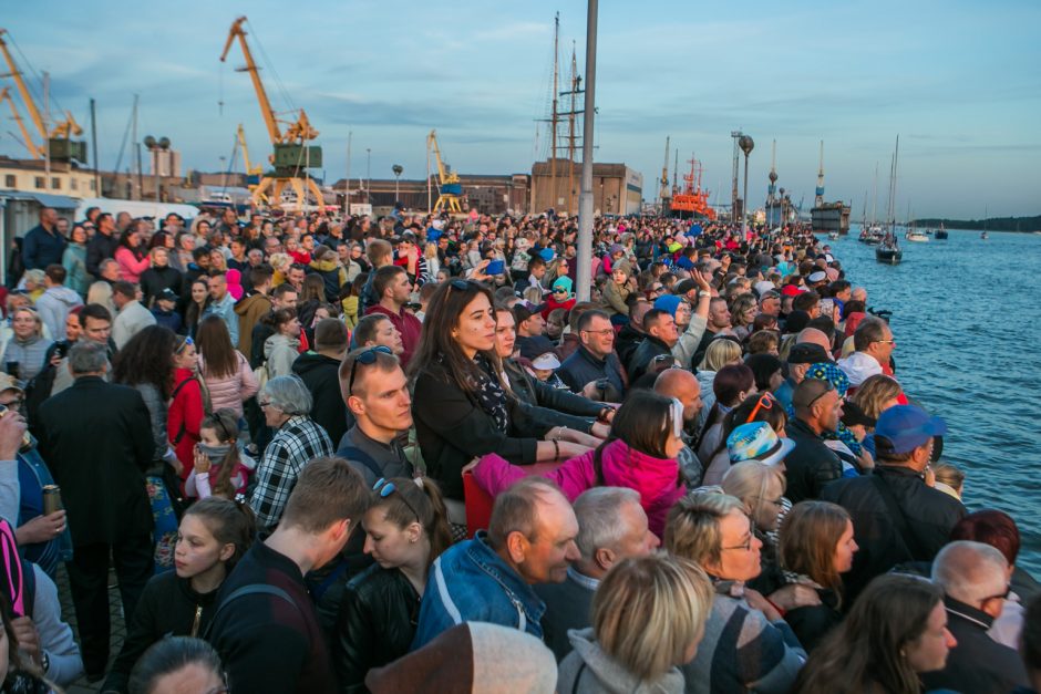 Laivų paradas vainikavo šventinių renginių kupiną Klaipėdos dieną