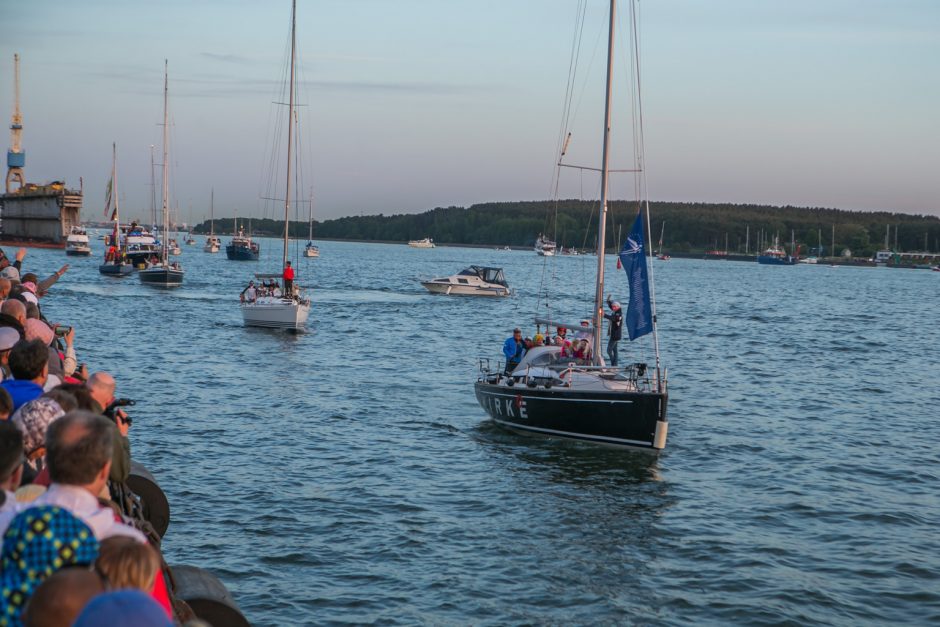 Laivų paradas vainikavo šventinių renginių kupiną Klaipėdos dieną