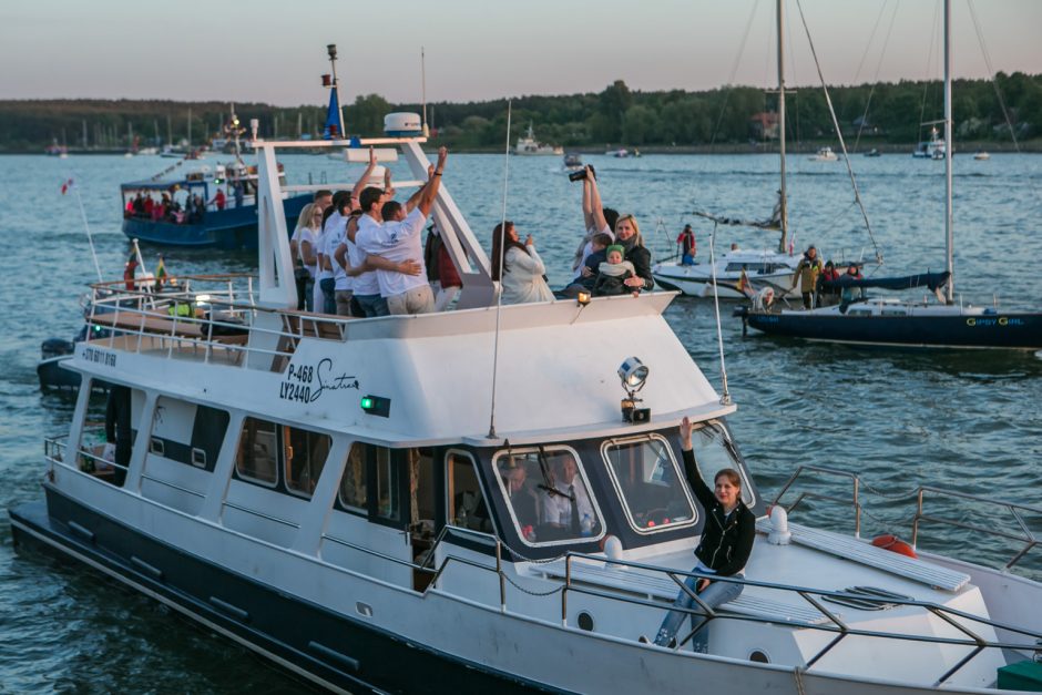 Laivų paradas vainikavo šventinių renginių kupiną Klaipėdos dieną