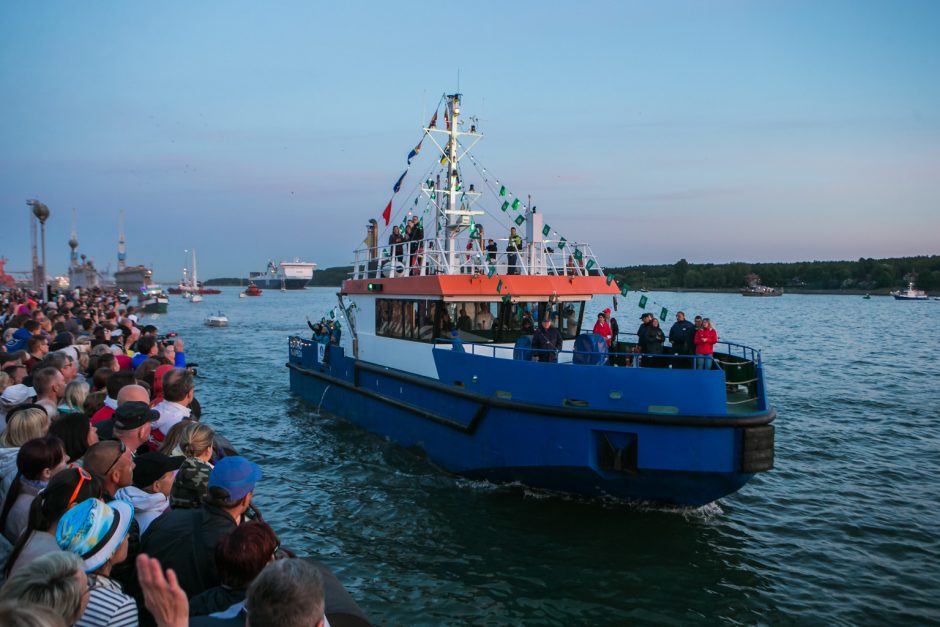 Laivų paradas vainikavo šventinių renginių kupiną Klaipėdos dieną