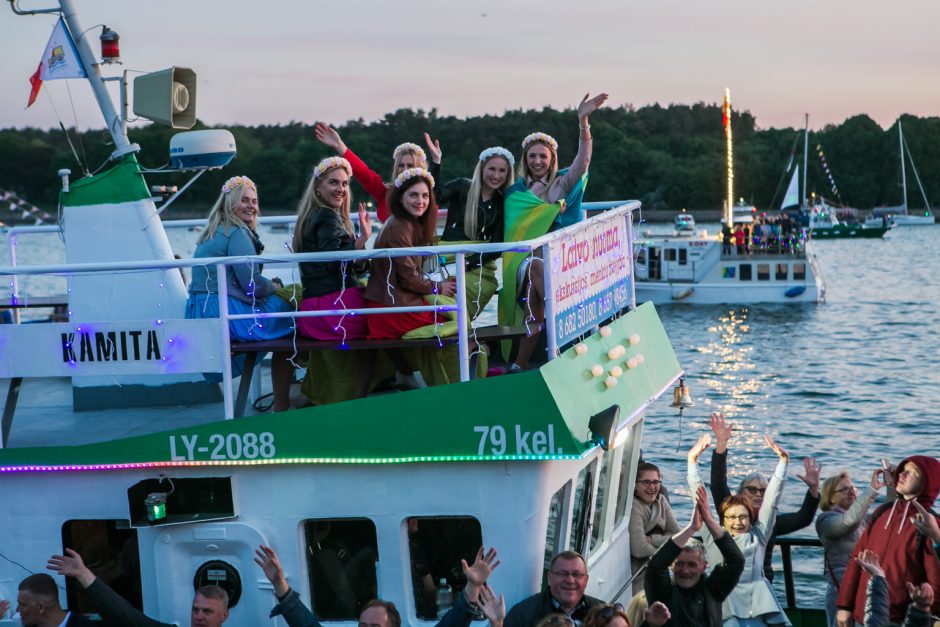 Laivų paradas vainikavo šventinių renginių kupiną Klaipėdos dieną