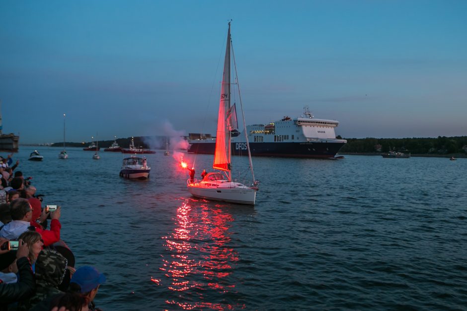 Laivų paradas vainikavo šventinių renginių kupiną Klaipėdos dieną