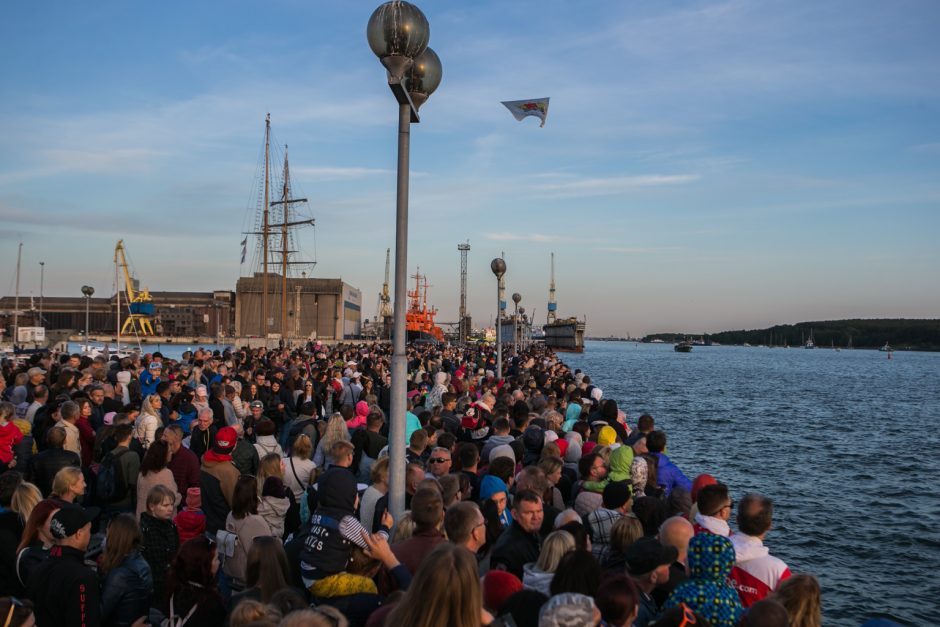 Laivų paradas vainikavo šventinių renginių kupiną Klaipėdos dieną