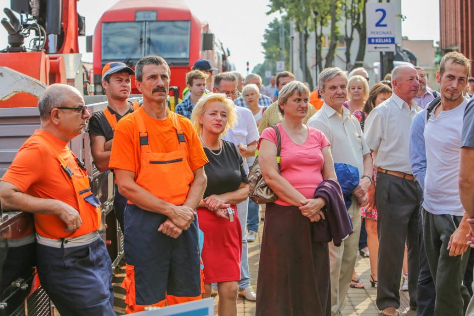 Geležinkelininkai miestiečiams dovanojo šventę