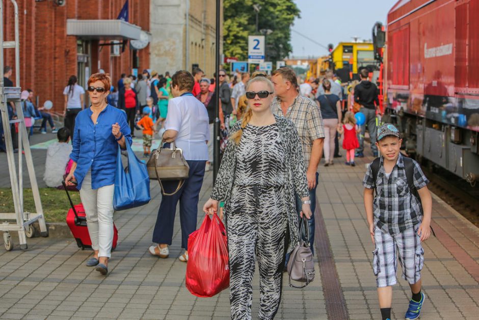 Geležinkelininkai miestiečiams dovanojo šventę