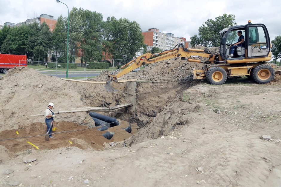 Ustamiesčio centre remontuos trasas