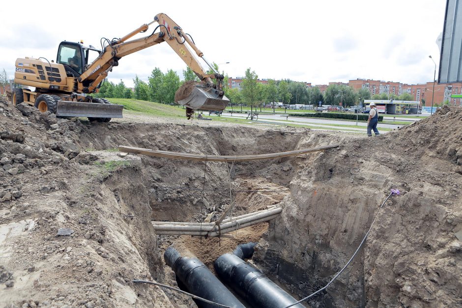 Ustamiesčio centre remontuos trasas